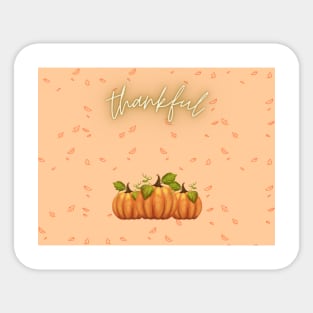 thankful Sticker